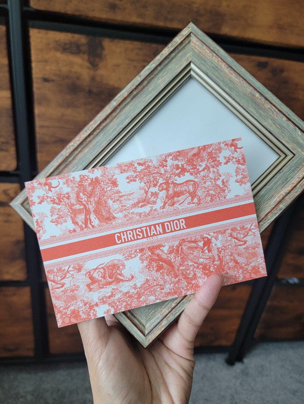 Authentic Dior Limited Edition Post Card